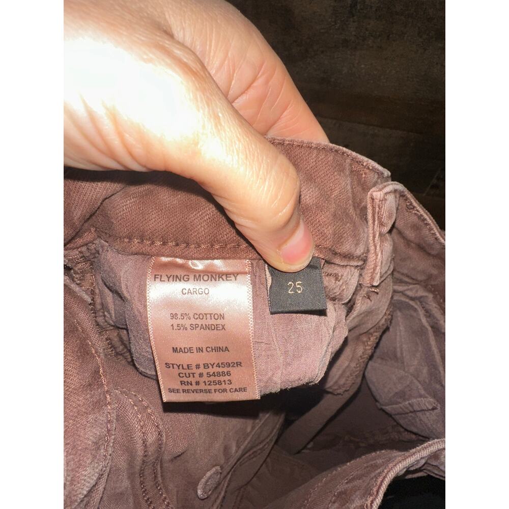 Flying Monkey brown Cargo Pants Size 25 - Picture 3 of 4